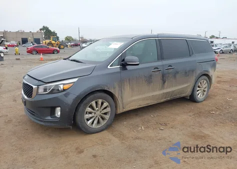2016 Kia Sedona Ex from USA, damaged, VIN KNDMC5C14G6174977